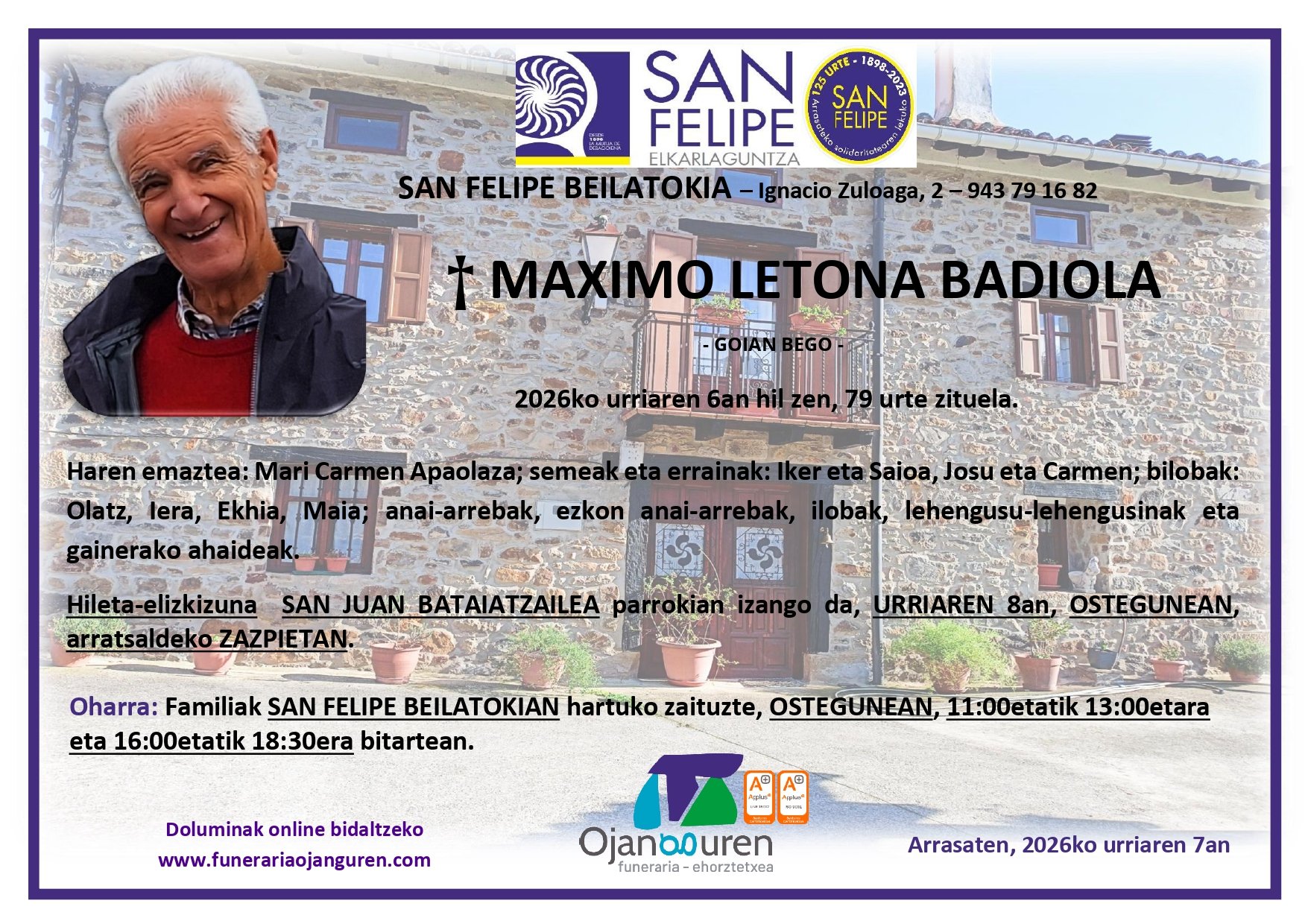 Maximo Letona Badiola