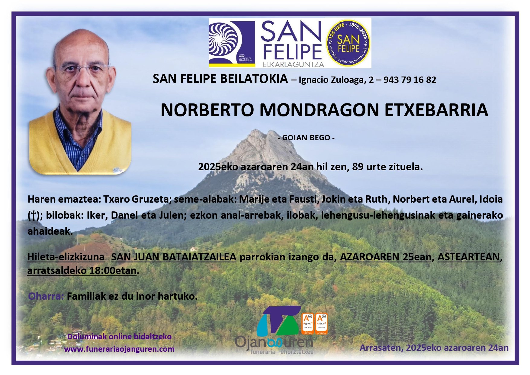 Norberto Mondragon Etxebarria