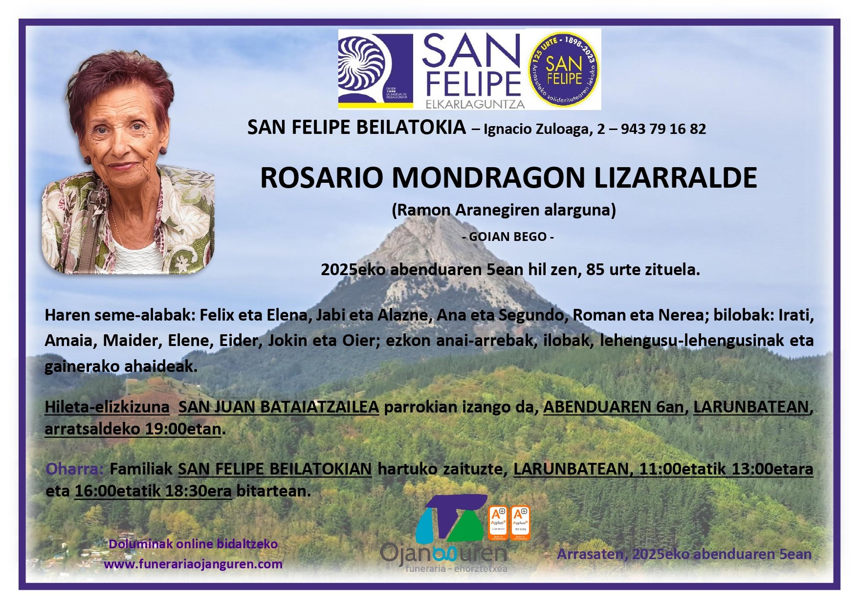 Rosario Mondragon Lizarralde