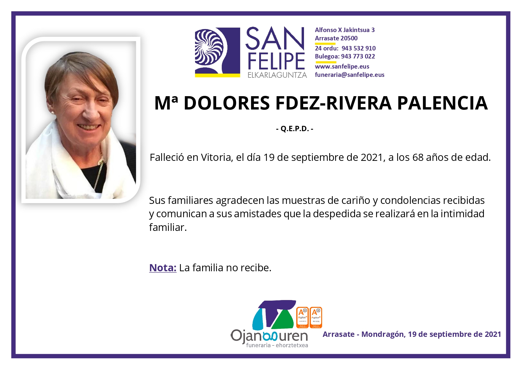 Mª Dolores Fdez-Rivera Palencia