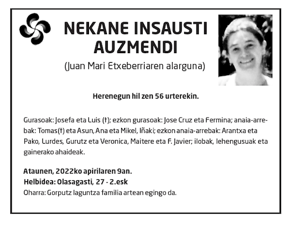 Nekane Insausti Auzmendi