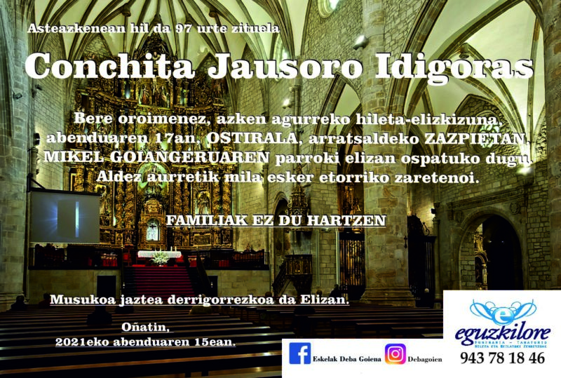 Conchita Jausoro Idigoras