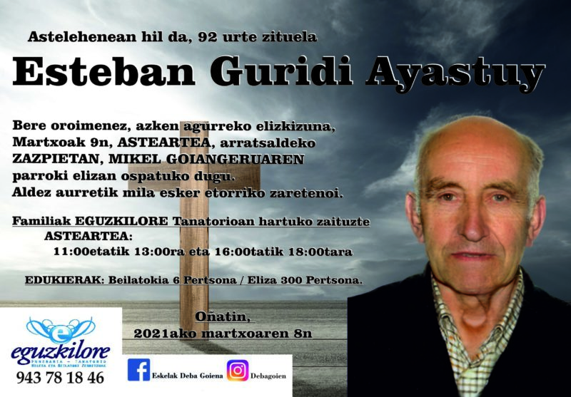 Esteban Guridi Ayastuy