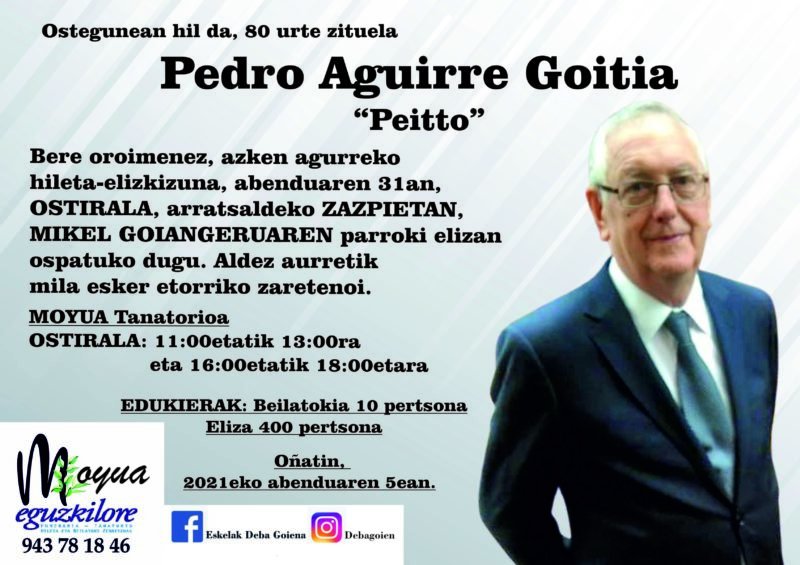 Pedro Aguirre Goitia