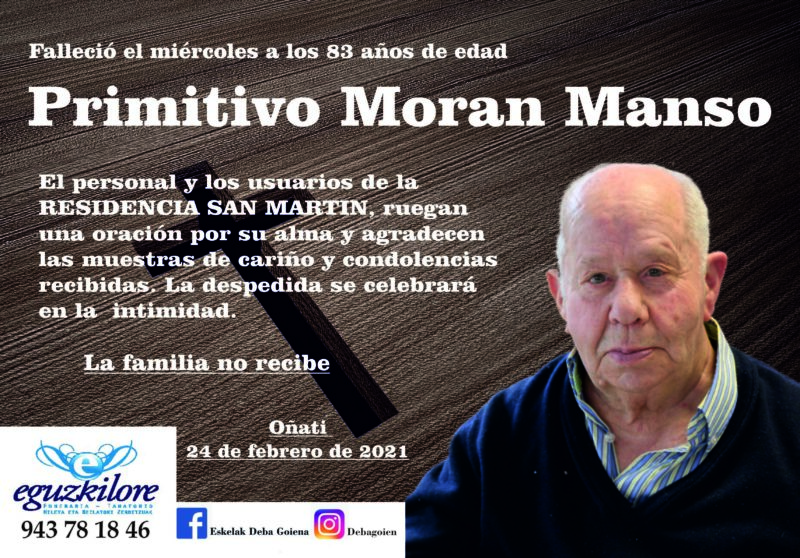 Primitivo Moran Manso
