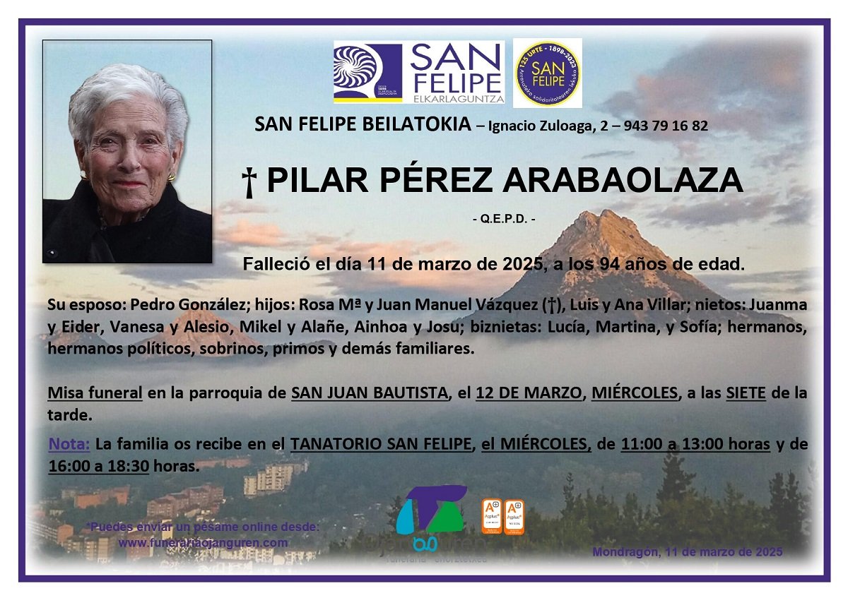 Pilar Pérez Arabaolaza