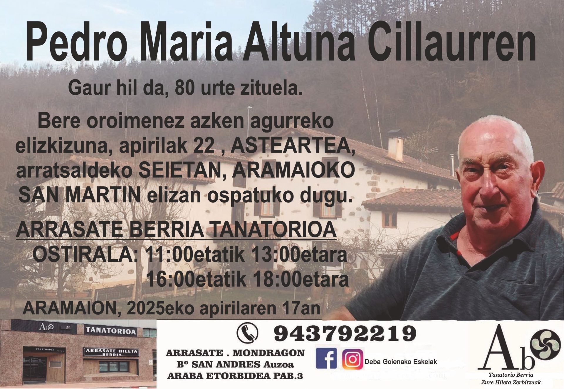 Pedro Maria Altuna Cillaurren