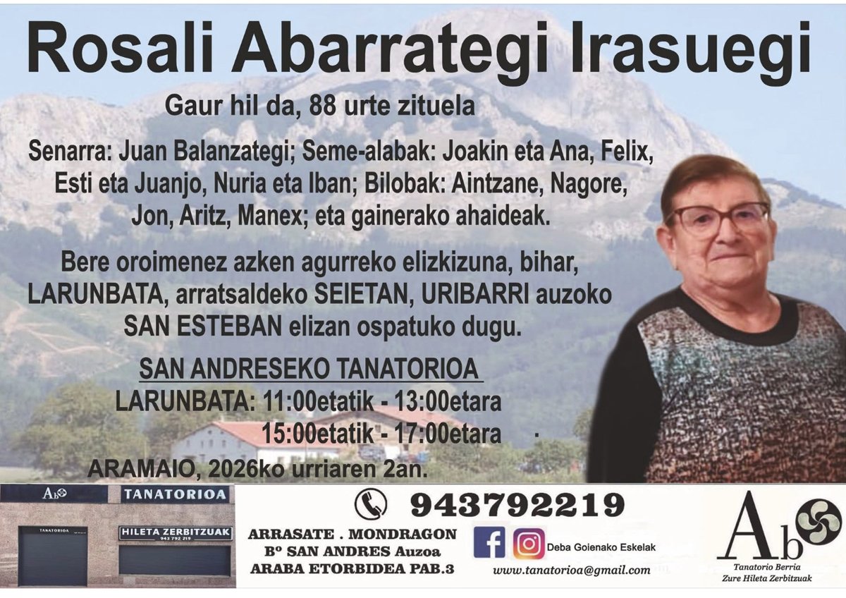Rosali Abarrategi Irasuegi