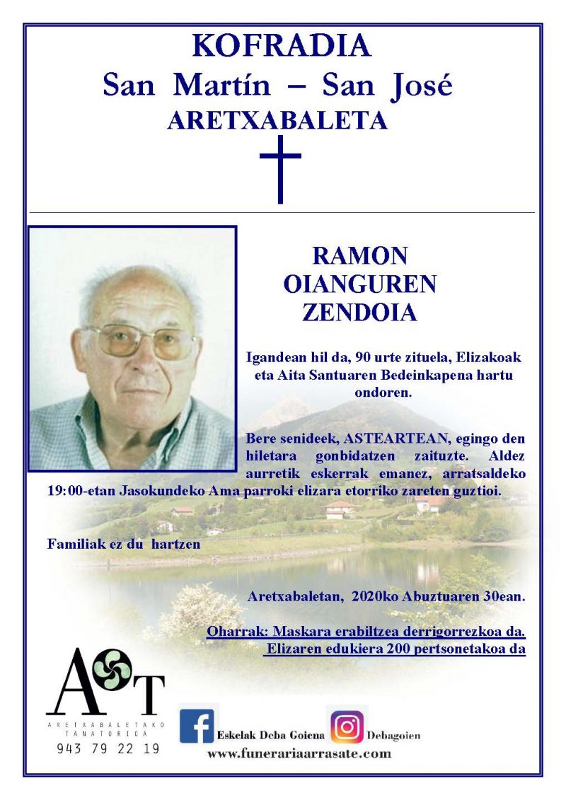Ramon Oianguren Zendoia