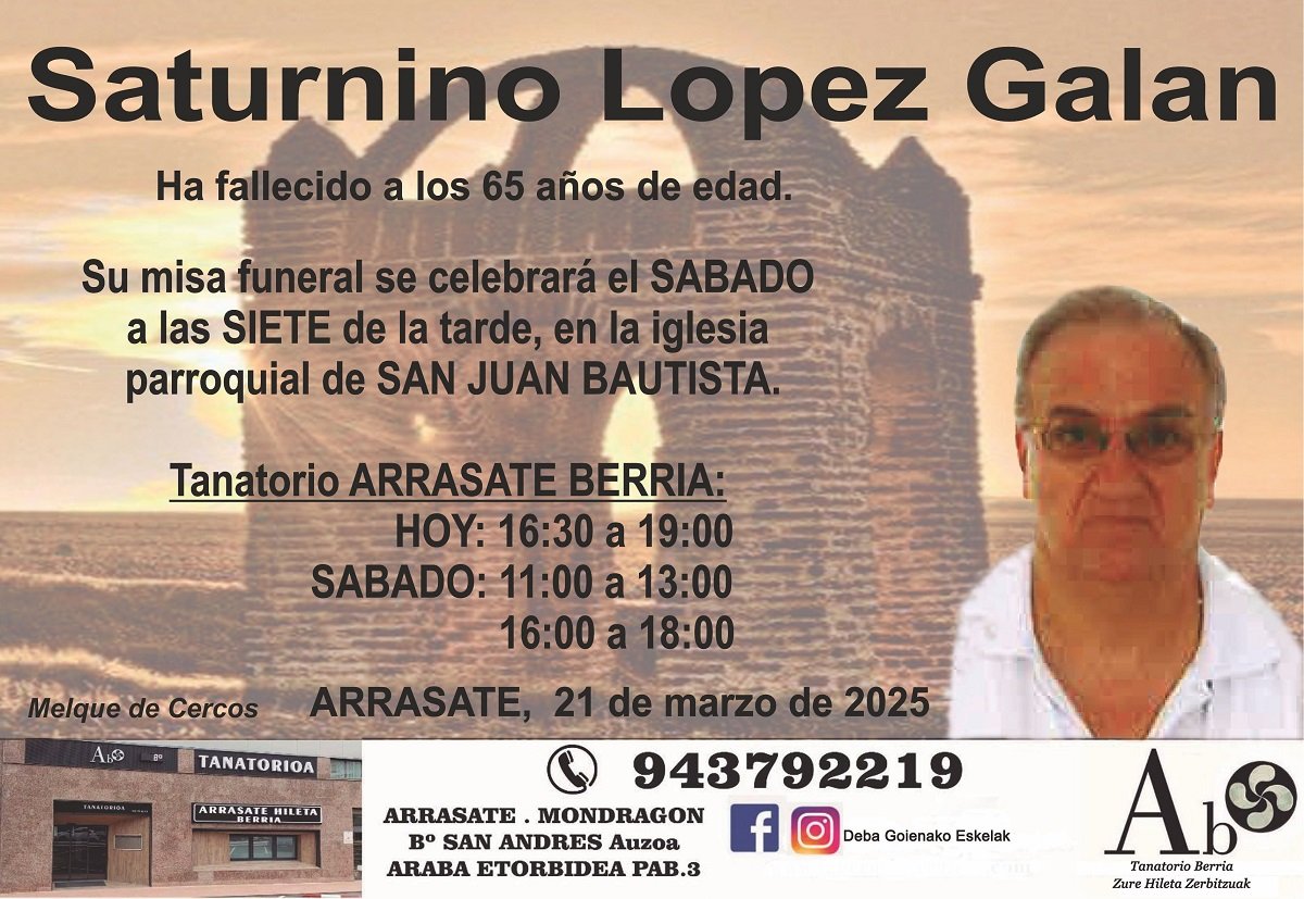 Saturnino Lopez Galan