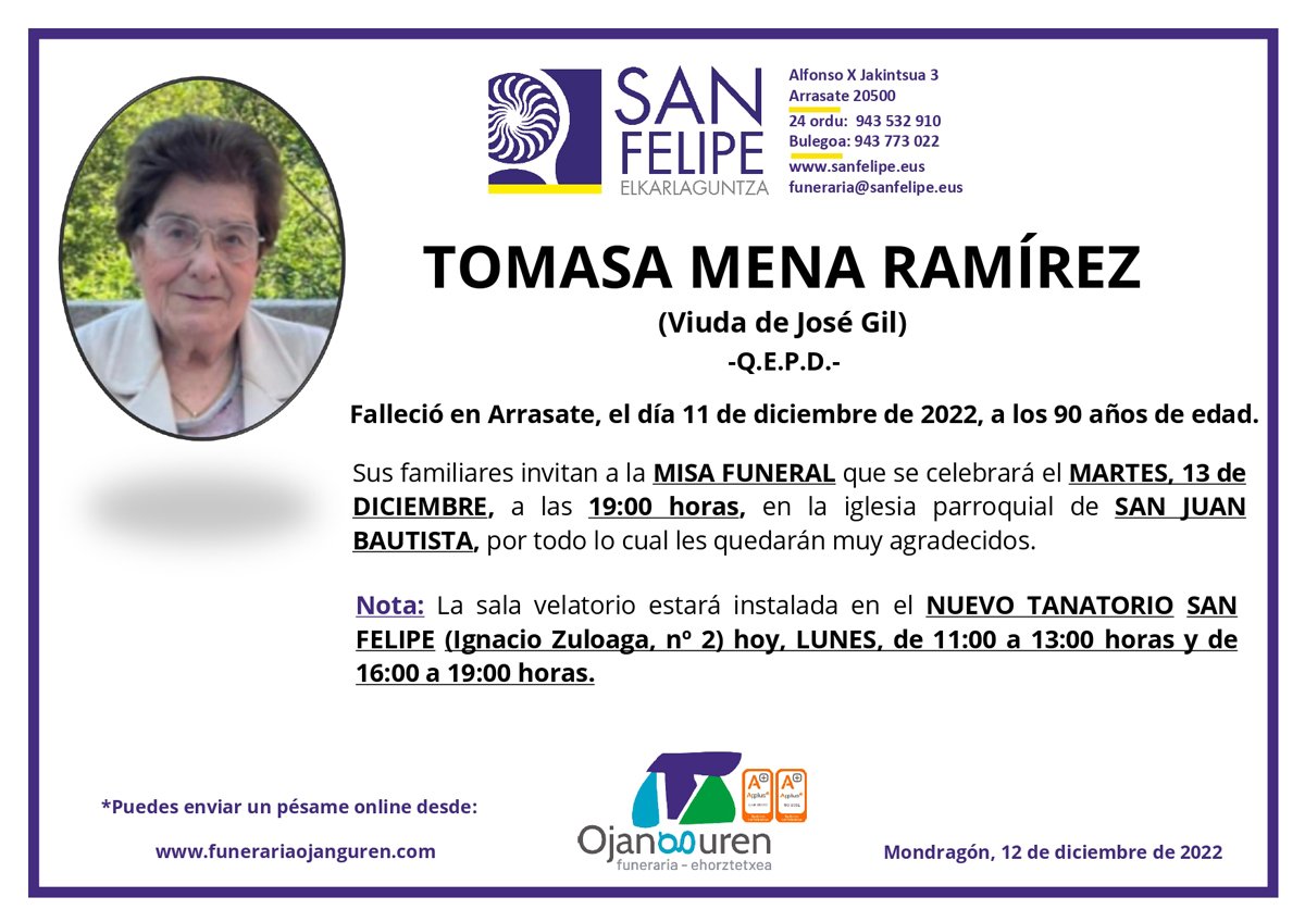 Tomasa Mena Ramírez