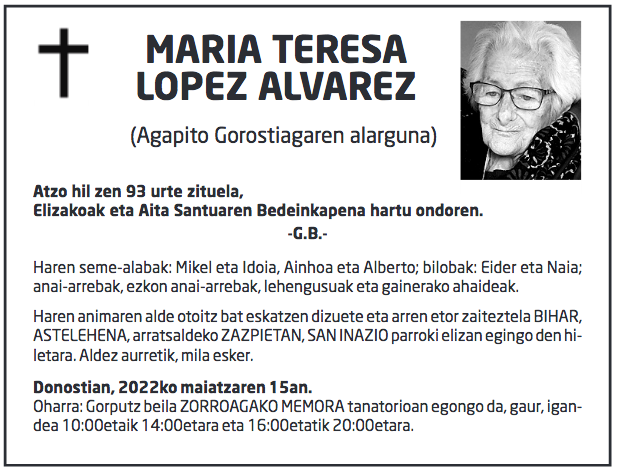 Maria Teresa Lopez Alvarez