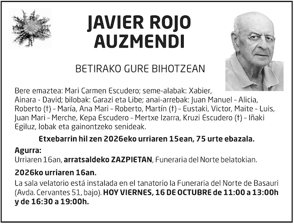 Javier Rojo Auzmendi