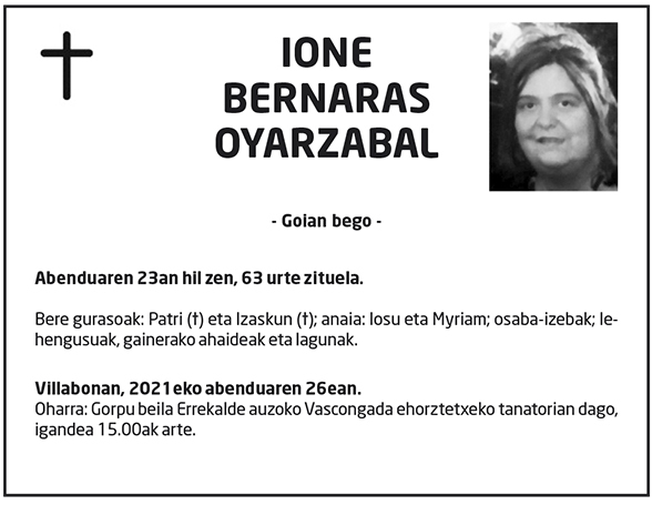 Ione Bernaras Oyarzabal