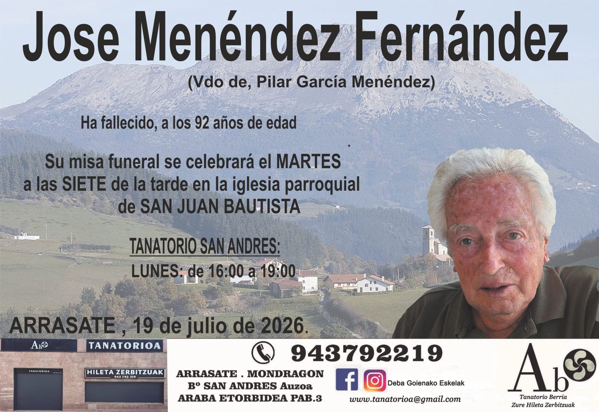 Jose Menéndez Fernández